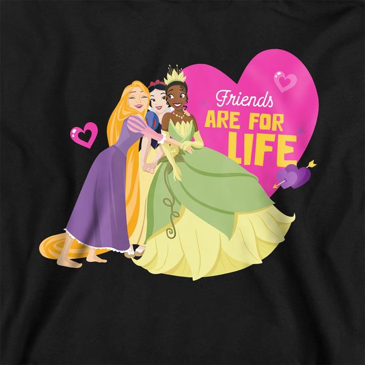 Produktbild Disney Princess Friends Are For Life Kapuzenpullover Valentinstag (128)