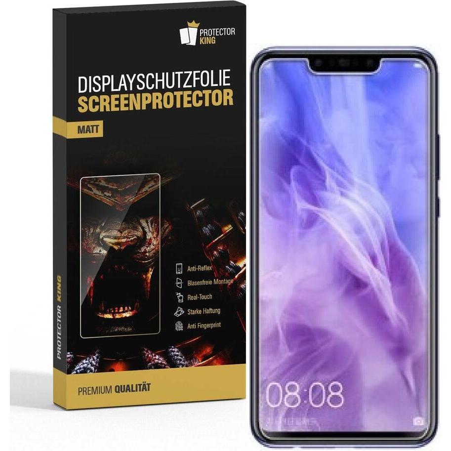 Protectorking 6x Premium Displayschutzfolie Matt Entspiegelt (6 Stück, Huawei Nova 3), Smartphone Schutzfolie