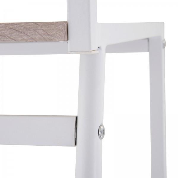 Image du produit Homcom Ensemble de salle à manger avec table et chaises (Métal, Panneau de bois MDF)