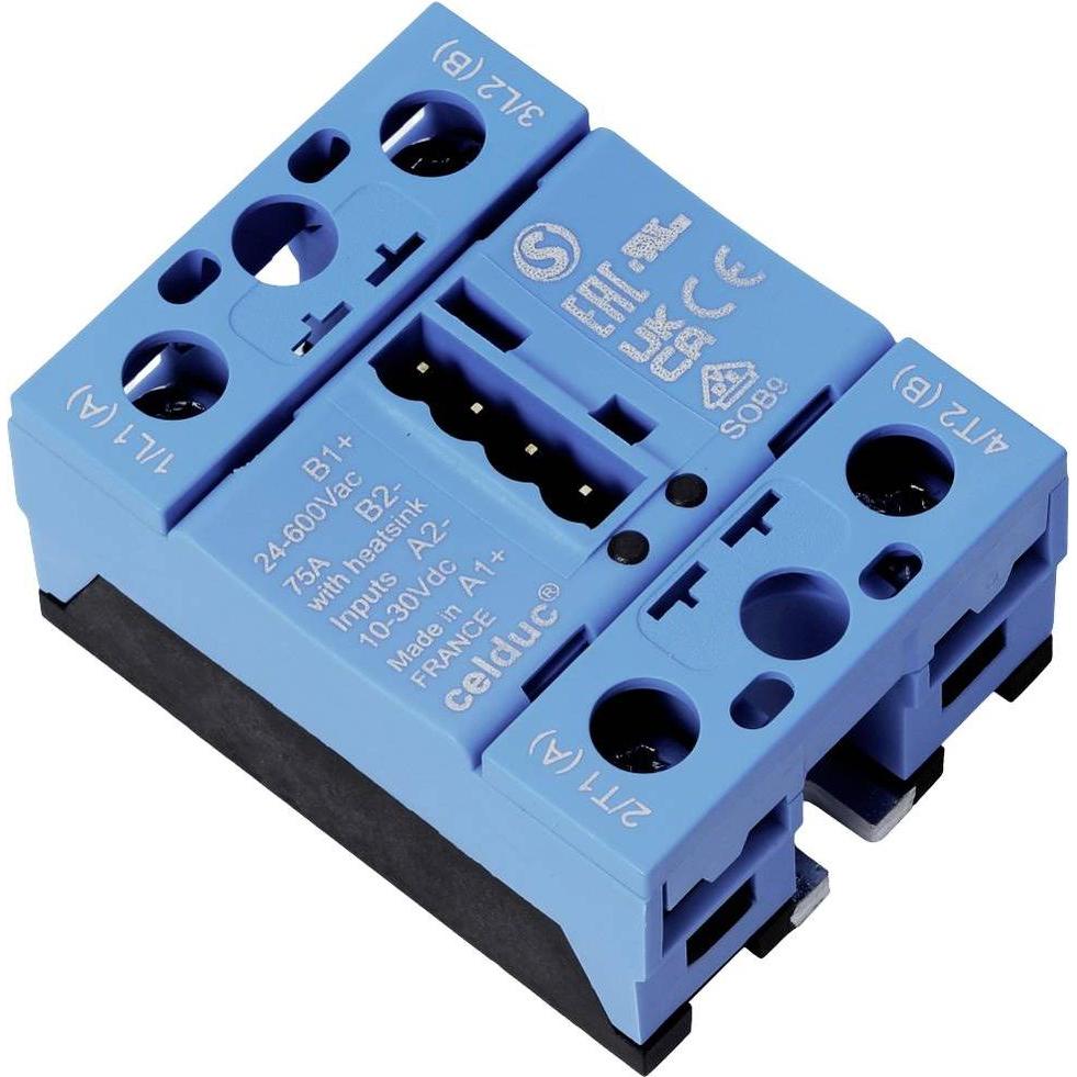 Celduc Halbleiterrelais SOB867640 75 A Schaltspannung (max.): 510 V/AC 1 St., Relais
