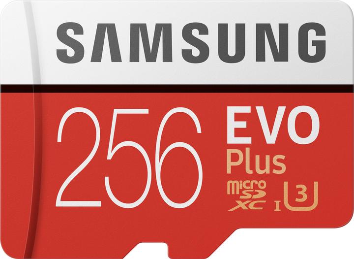 Produktbild Samsung Evo+ (256 GB, microSDXC, U3, UHS-I)