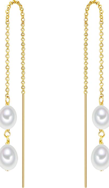Immagine prodotto Valero Pearls Perle d'acqua dolce d'argento da donna coltivate in oro giallo - 15062 (Argento)