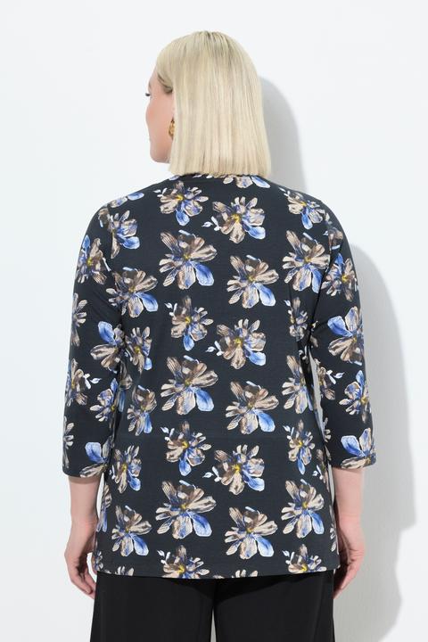Produktbild Ulla Popken Shirt, A-Linie, V-Ausschnitt, 3/4-Arm (50, 52)