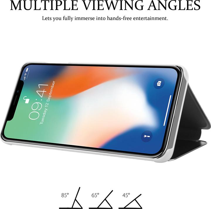 Image du produit Cadorabo Book Smart View Couverture miroir (Apple iPhone X)