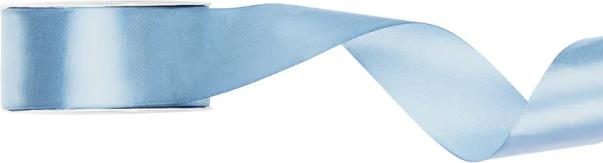 Produktbild Partydeco Geschenkband Satinband hell-nebel-blau 25mm / 25 Meter (Geschenkband)