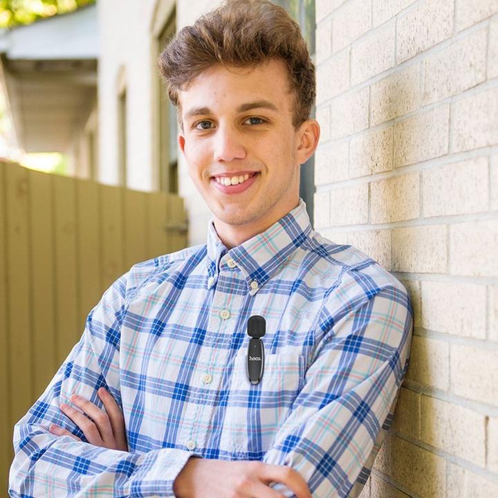 Actual product image Hoco Mikrofonas L15 Lightning juodas