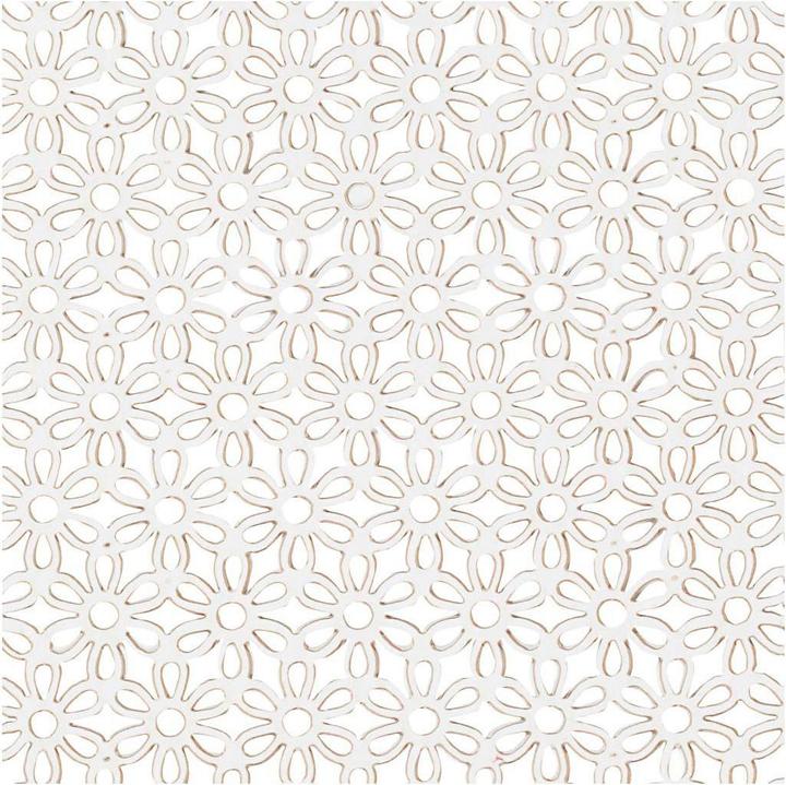 Actual product image Creativ Company Patterned cardboard flowers white, 10 pcs. (200 g/m², 10 x)