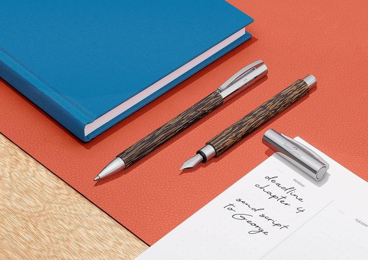 Immagine prodotto Faber-Castell Stilografica Ambition Cocco EF (Argento, 1x)