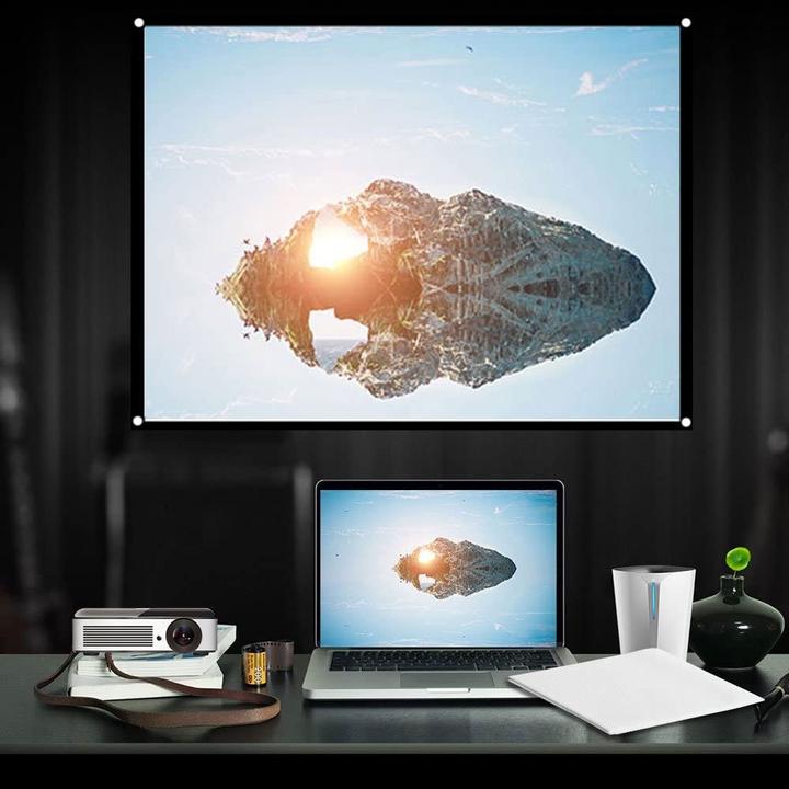 Image du produit Deltalabs Tissu pour projecteur pliable (92", 16:9)