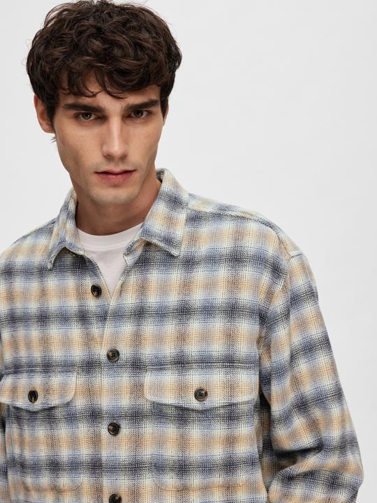 Image du produit Selected Slhmason-Bax Check Overshirt Ls W (L)