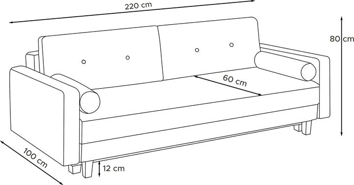 Produktbild Konsimo Eriso (3-Sitzer)