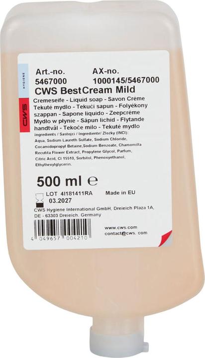 CWS Zeepcrème (Vloeibare zeep, 500 ml)