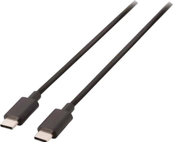 Actual product image RND Electronics Cable, USB C plug - USB C plug, 1m, USB 2.0, Black (1 m, USB 2.0)