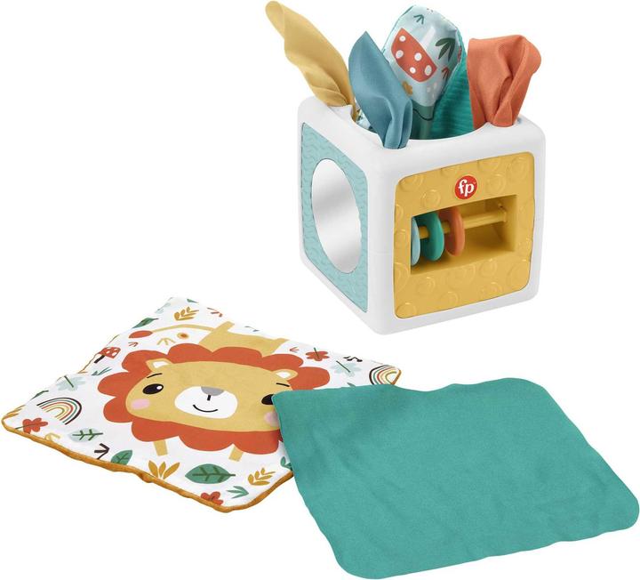 Actual product image Fisher-Price Tissue Fun Activity Cube (German)