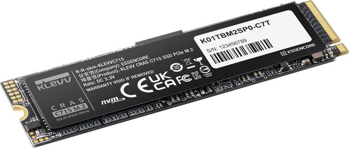 Immagine prodotto Klevv SSD C715 M.2 512GB PCIe Gen3x4 (512 GB, M.2 2280)