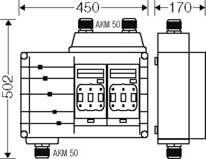 Actual product image Hensel Main line distributor HV0060