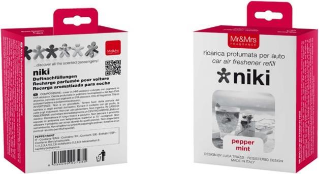 Produktbild Mr & Mrs Fragrance Duftmännchen Refill NIKI Fresh Air