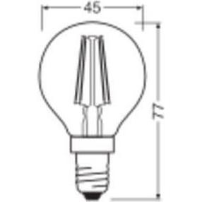Thumbnail - Ledvance, Leuchtmittel, LED-Tropfenlampe (E14, 4 W, 470 lm, 1 x, E)