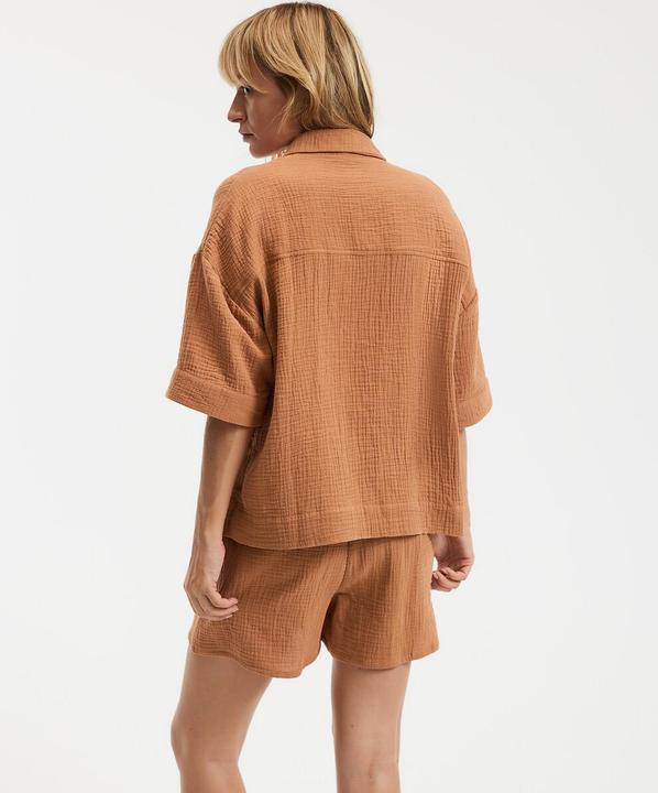 Actual product image La Redoute Collections Kurzpyjama aus Baumwollmusselin (L)