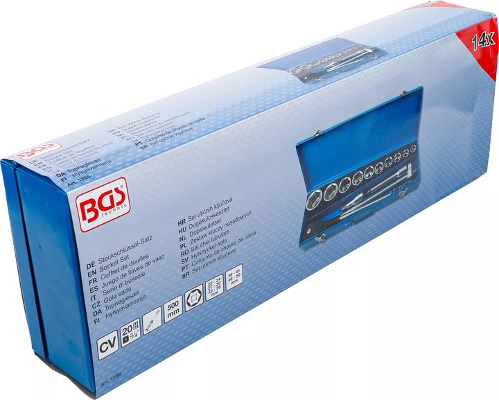 Produktbild BGS Steckschlüssel-Satz (32 mm, 24 mm, 50 mm, 41 mm, 22 mm, 27 mm, 46 mm, 30 mm, 38 mm, 36 mm)