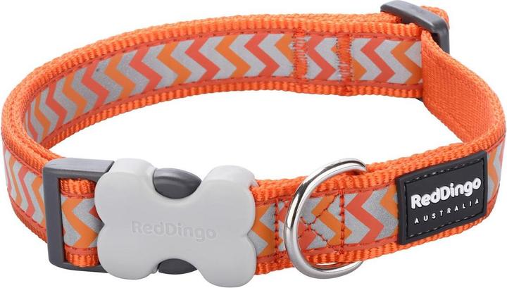 Actual product image Red Dingo Dog Collar Reflective Ziggy S (S, Dog, Dog sport)