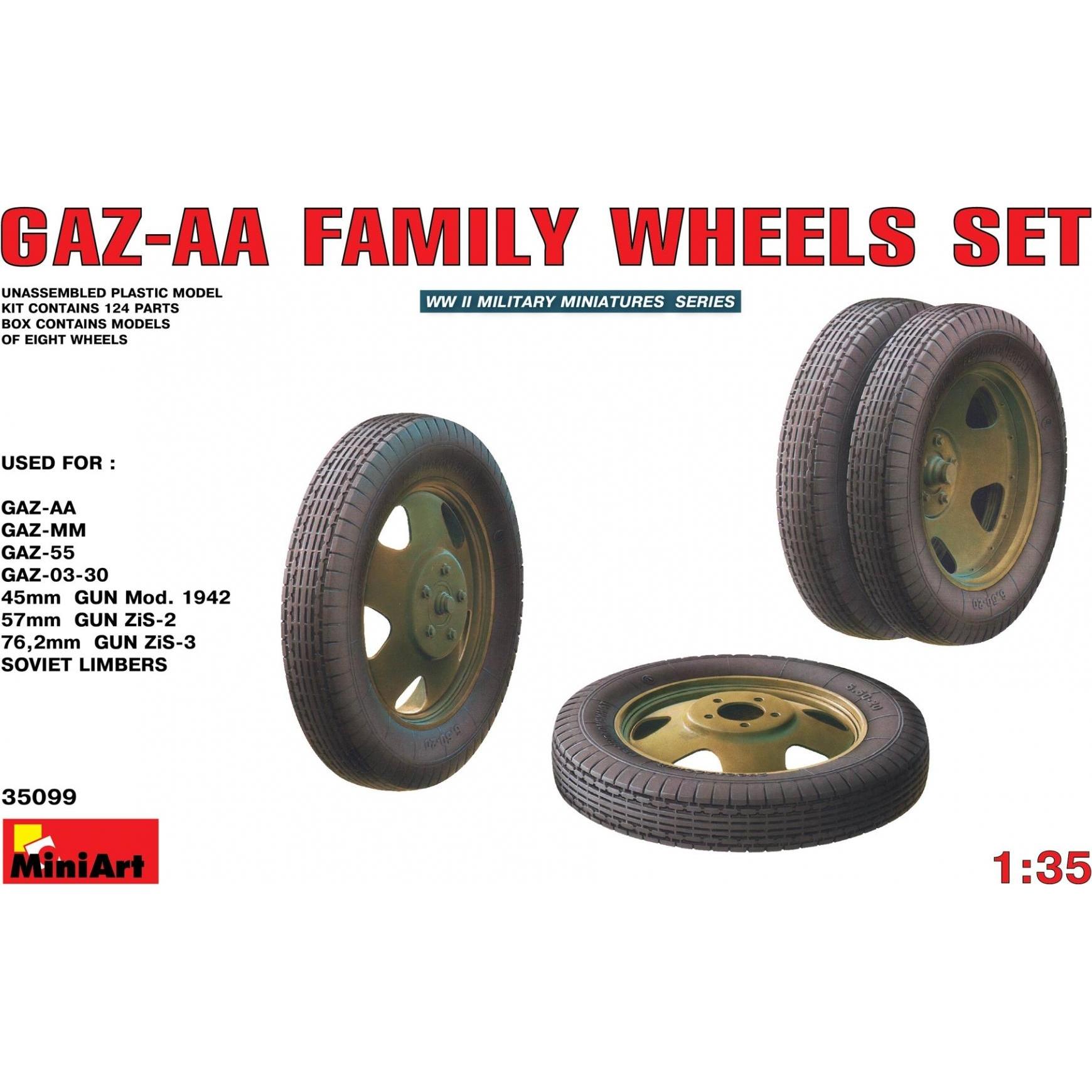 Mini art GAZ-AA Family Wheels set