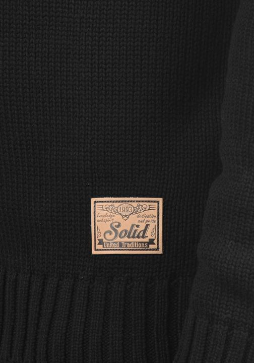 Immagine prodotto Solid Poul Cardigan Giacca In Maglia Grossa Maglieria Da Uomo Con Collo Alto (3XL)