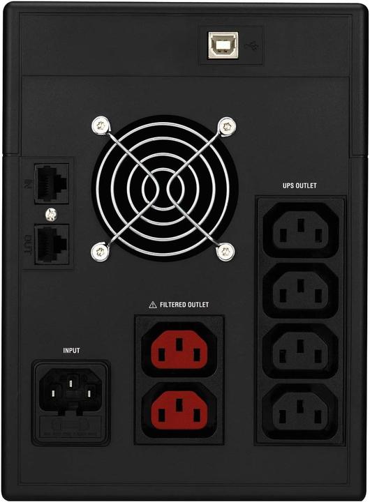 Actual product image Nilox Sai Premium Line Interactive Sinewave 3000 Va Nxgclisw3k2x9v2 (3000 VA, 2100 W, Line-interactive UPS)