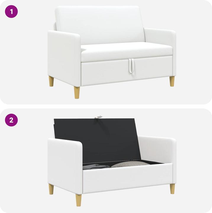 Produktbild vidaXL Modernes Sofa (2-Sitzer)