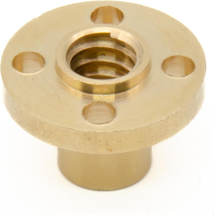 Produktbild Purecrea TR8 Trapez Mutter Messing Pitch 2mm