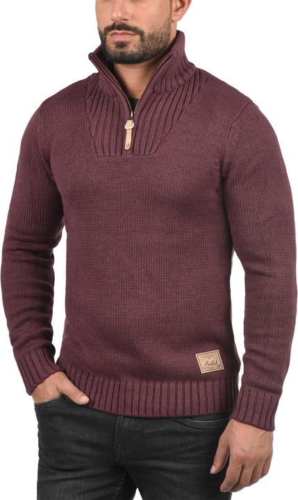 Immagine prodotto Solid Petro Maglione In Maglia Grossa Pullover Maglieria Da Donna Con Collo AltoStampa (XL)