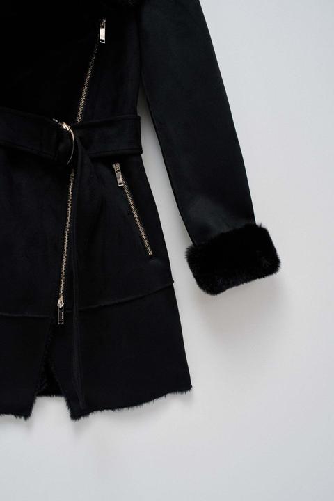 Immagine prodotto Salsa Jeans Wintermantel Long Shearling Coat