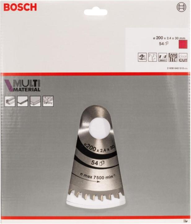 Productafbeelding Bosch Professional Zubehör Cirkelzaagblad Multi Materiaal
