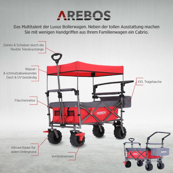 Produktbild Arebos Bollerwagen