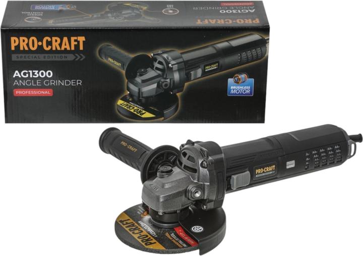 Produktbild Procraft AG1300 Winkelschleifer 1300 Watt 125 mm (125 mm)