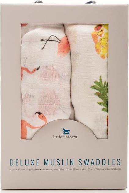 Produktbild little unicorn Deluxe Bamboo Swaddle 2 Pack (120 cm, 120 cm)