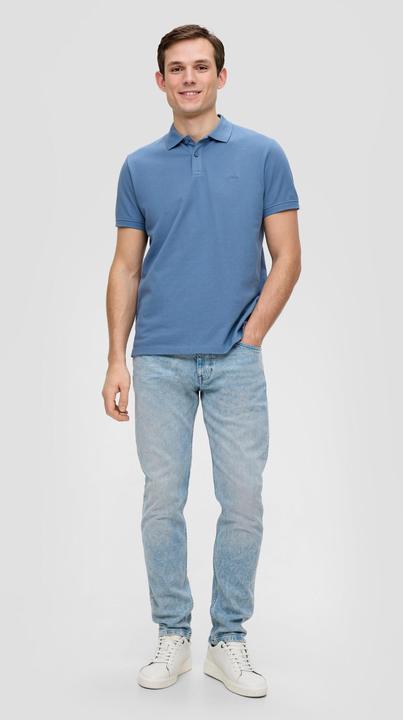 Produktbild S.Oliver Polo-Shirt Poloshirt aus Baumwollpiqué (S)