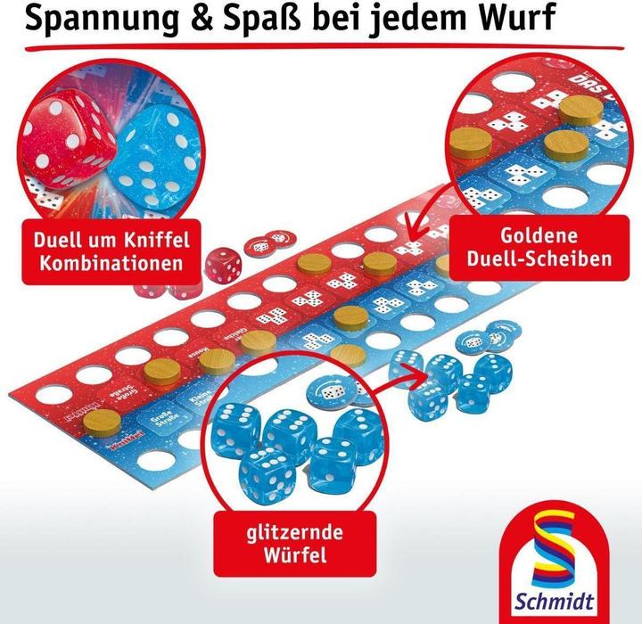 Actual product image Schmidt Spiele Kniffel: Das Duell (German, 2 Players)