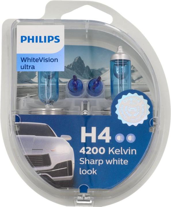 Actual product image Philips H4 WhiteVision ultra (H4)