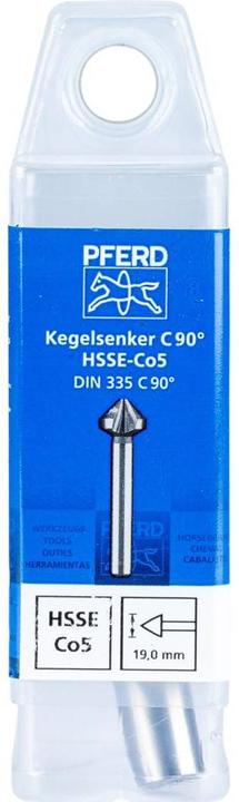 Produktbild Pferd Kegelsenker HSS HSSE DIN 335 C90° 19,0 mm (19 Millimeter)