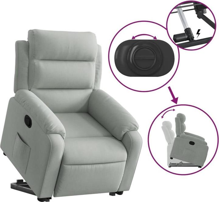 Actual product image vidaXL Relaxsessel mit Aufstehhilfe
