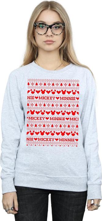 Produktbild Disney Mickey And Minnie Christmas Fair Isle Sweatshirt (M)
