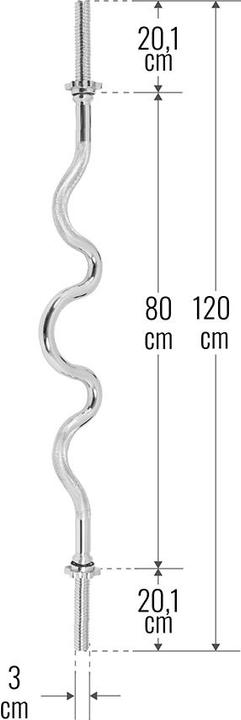 Produktbild Gorilla Sports Curlstange