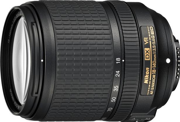 Nikon AF-S DX 18-140mm f/3.5 - 5.6 G ED VR - Import (Nikon F, APS-C / DX)