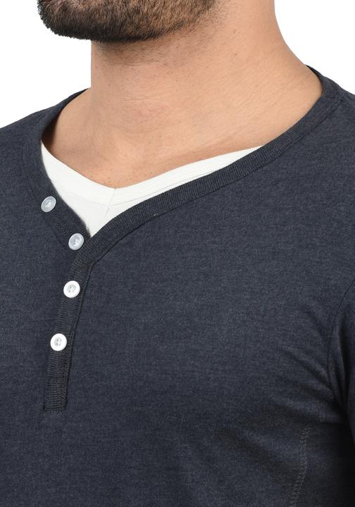 Immagine prodotto Solid Dorian T-Shirt A Maniche Corte Maglietta Da Uomo Con Collo Grandad (S)