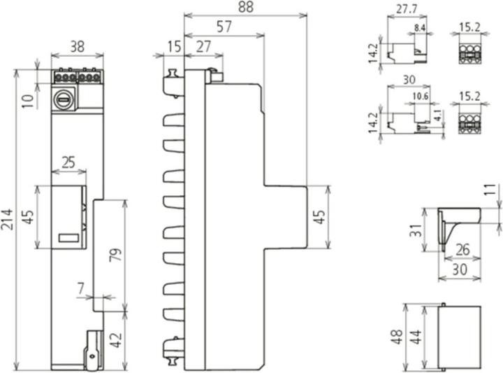Image du produit Dehn DSH ZP B2 TNS 255 Parafoudre combiné type1+2 DEHNshield ZP 909330