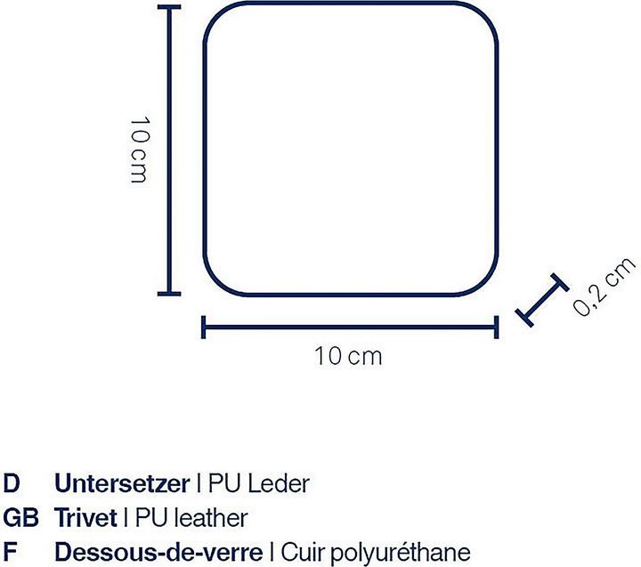 Produktbild Kela Kimara (4x, Glasuntersetzer)