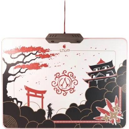 Thumbnail - Lexip X UBISOFT Assassins Creed Shadows Mouse Pad, Mausmatte, Schwarz, Rot, Gold