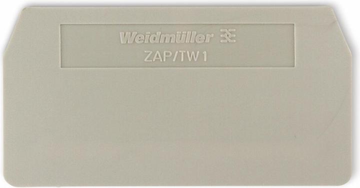 Actual product image Weidmüller End cover for ZDU2.5 standard terminal