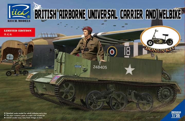 Produktbild Riich Models British Airborne Universal CarrierMk.III & Welbike Mk.2(Limited Edition